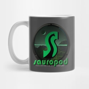 Sauropod Podcast Big Green "S" Logo Mug